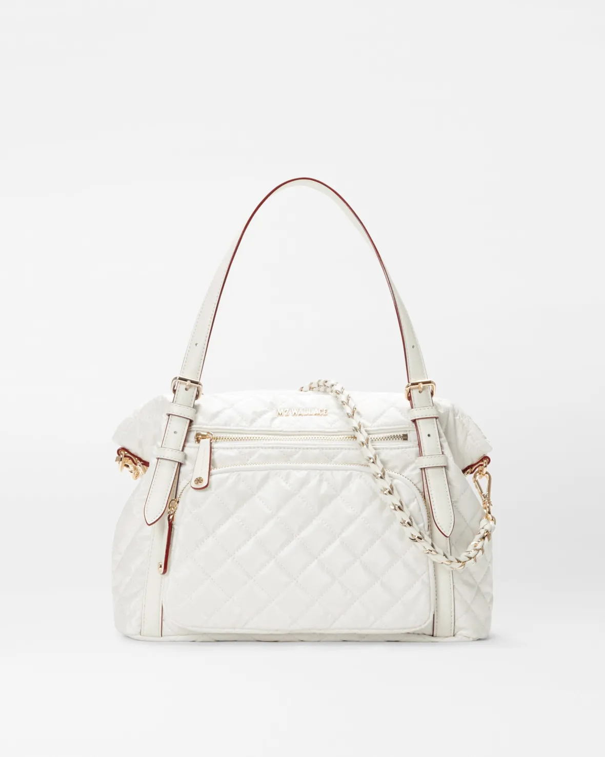 Crosby|Totes<MZ Wallace Crosby Everywhere Tote PearlMetallic