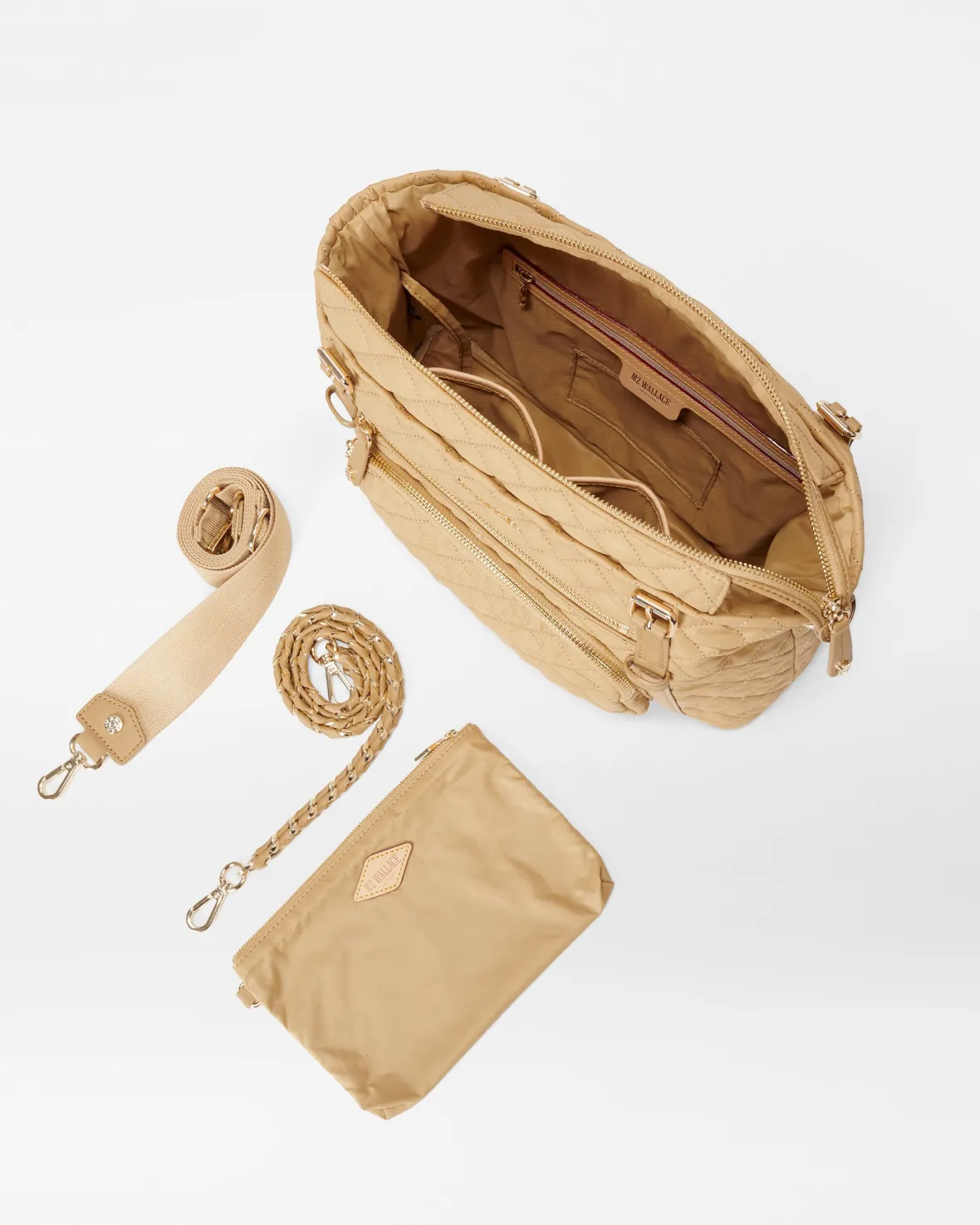 Crosby|Totes<MZ Wallace Crosby Everywhere Tote Camel