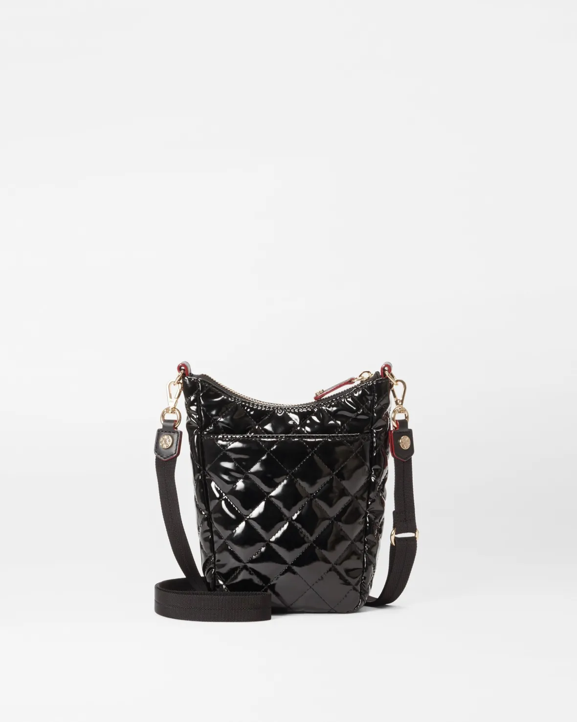 Crosby|Crossbody<MZ Wallace Crosby Go BlackLacquer