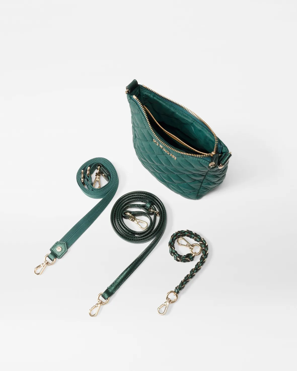 Crosby|Crossbody<MZ Wallace Crosby Go Emerald