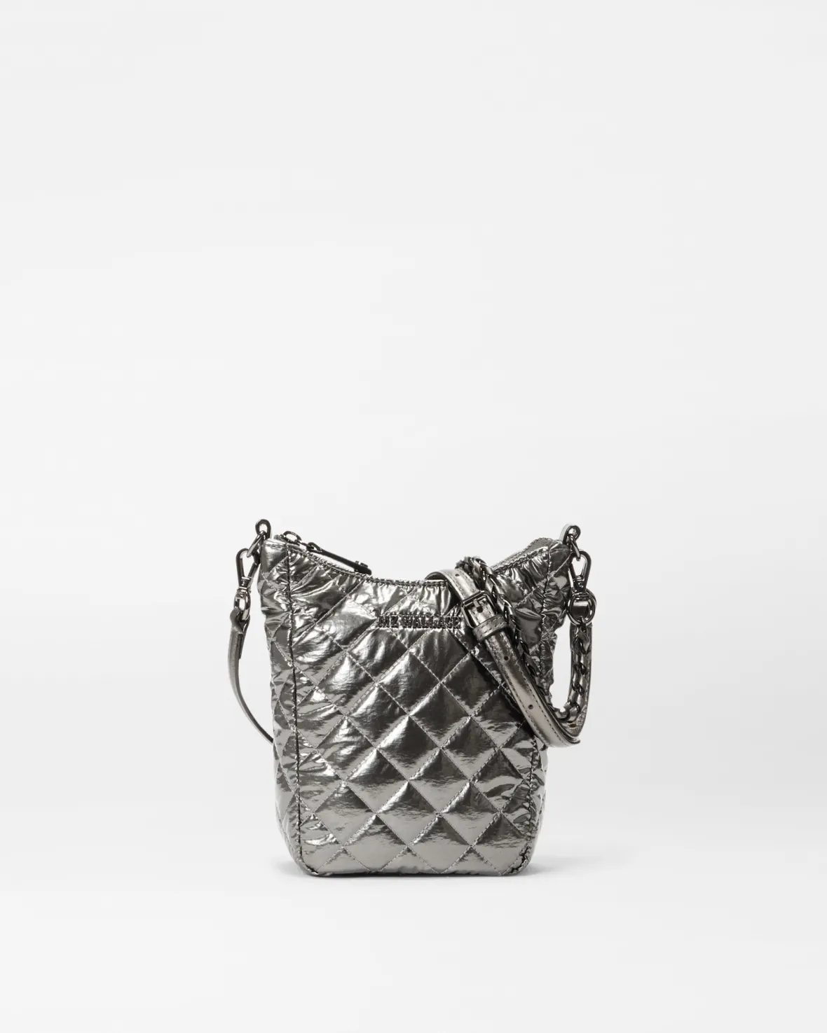 Crosby|Crossbody<MZ Wallace Crosby Go PewterMetallic
