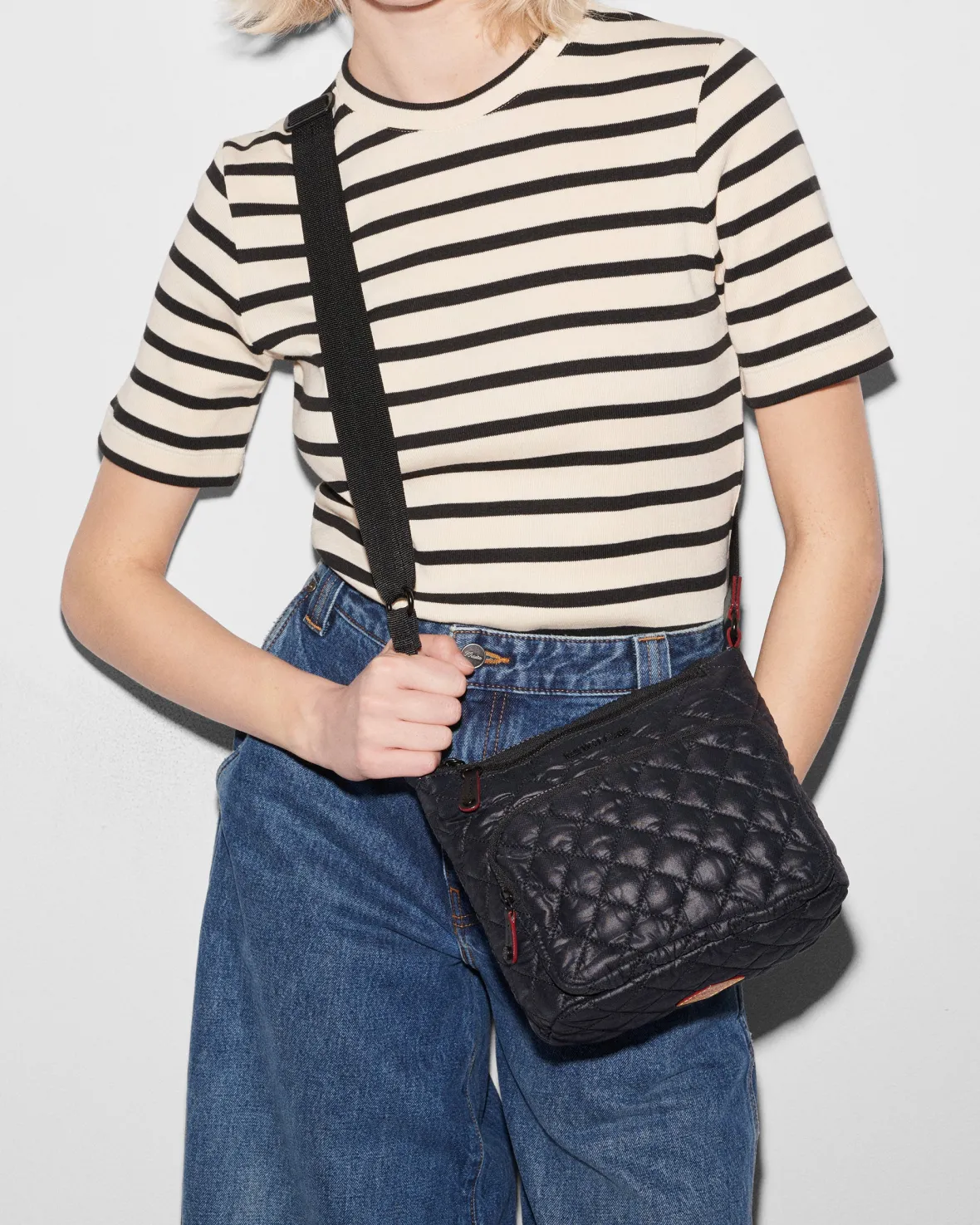 Metro|Crossbody<MZ Wallace Metro Scout Deluxe Black