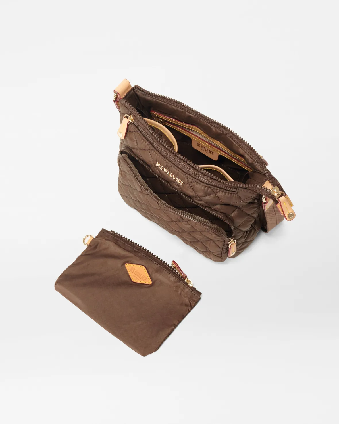 Metro|Crossbody<MZ Wallace Metro Scout Deluxe Walnut