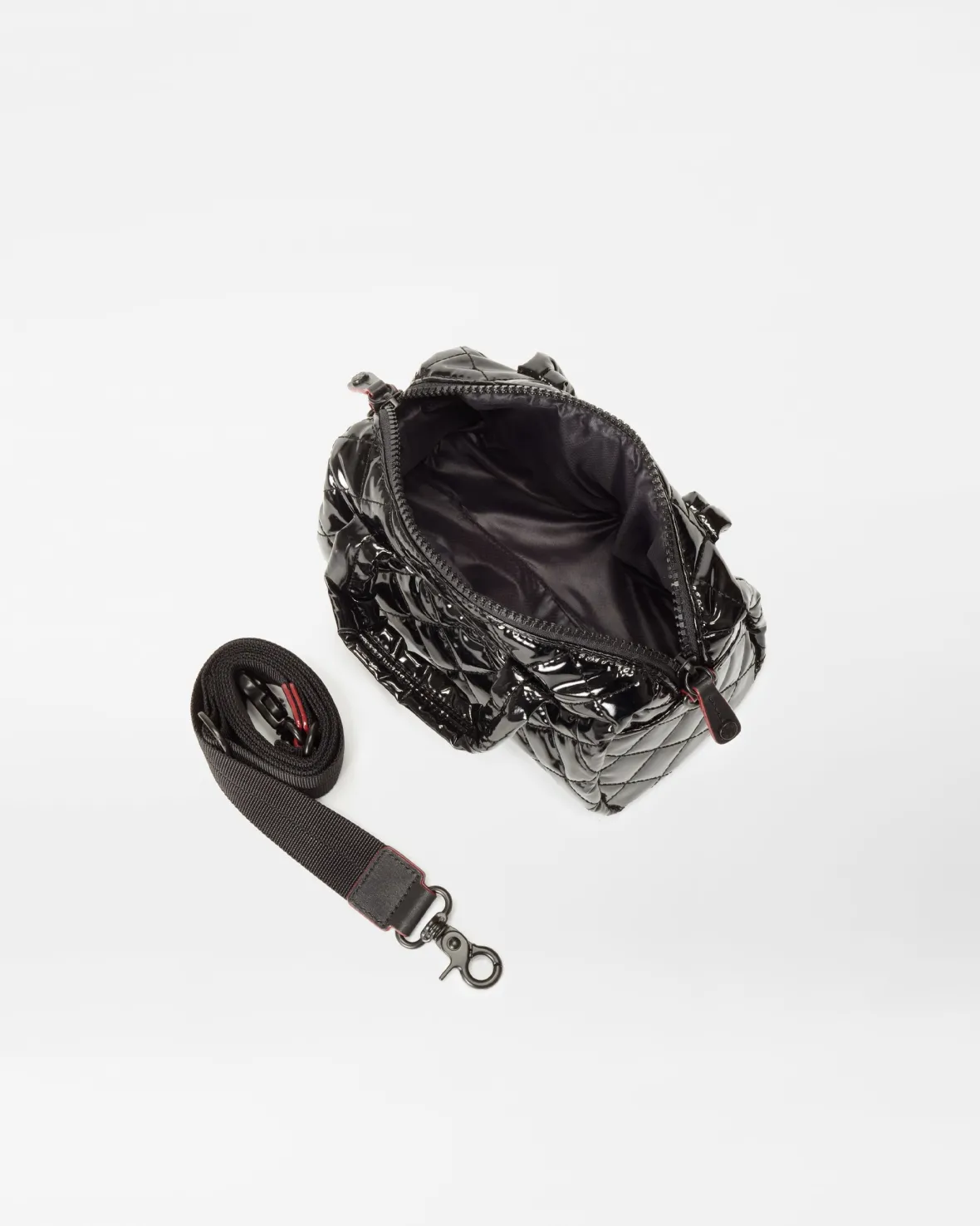 Crossbody<MZ Wallace Mini Satchel BlackLacquer