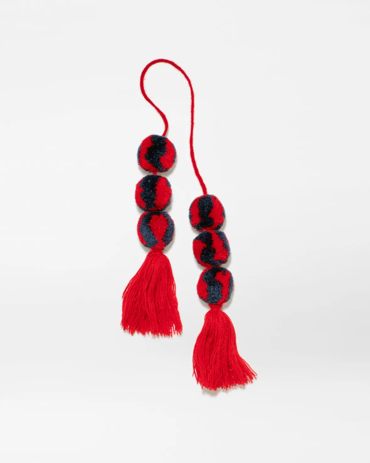Accessories|MZW Exclusives<MZ Wallace PomPom Tassel Cherry/Denim