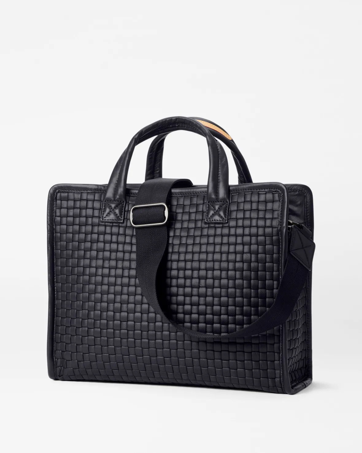 Work|Totes<MZ Wallace Medium Woven Box Tote Black
