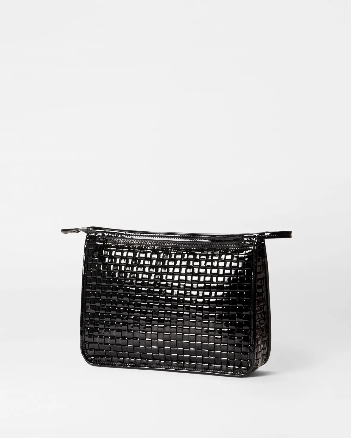 Accessories<MZ Wallace Woven Metro Clutch BlackLacquer