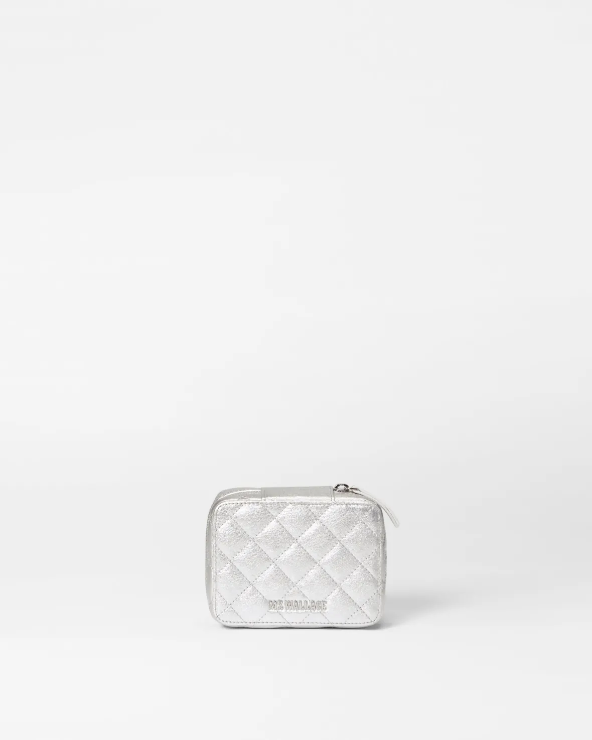 Accessories<MZ Wallace Jewelry Box SilverMetallicLeather