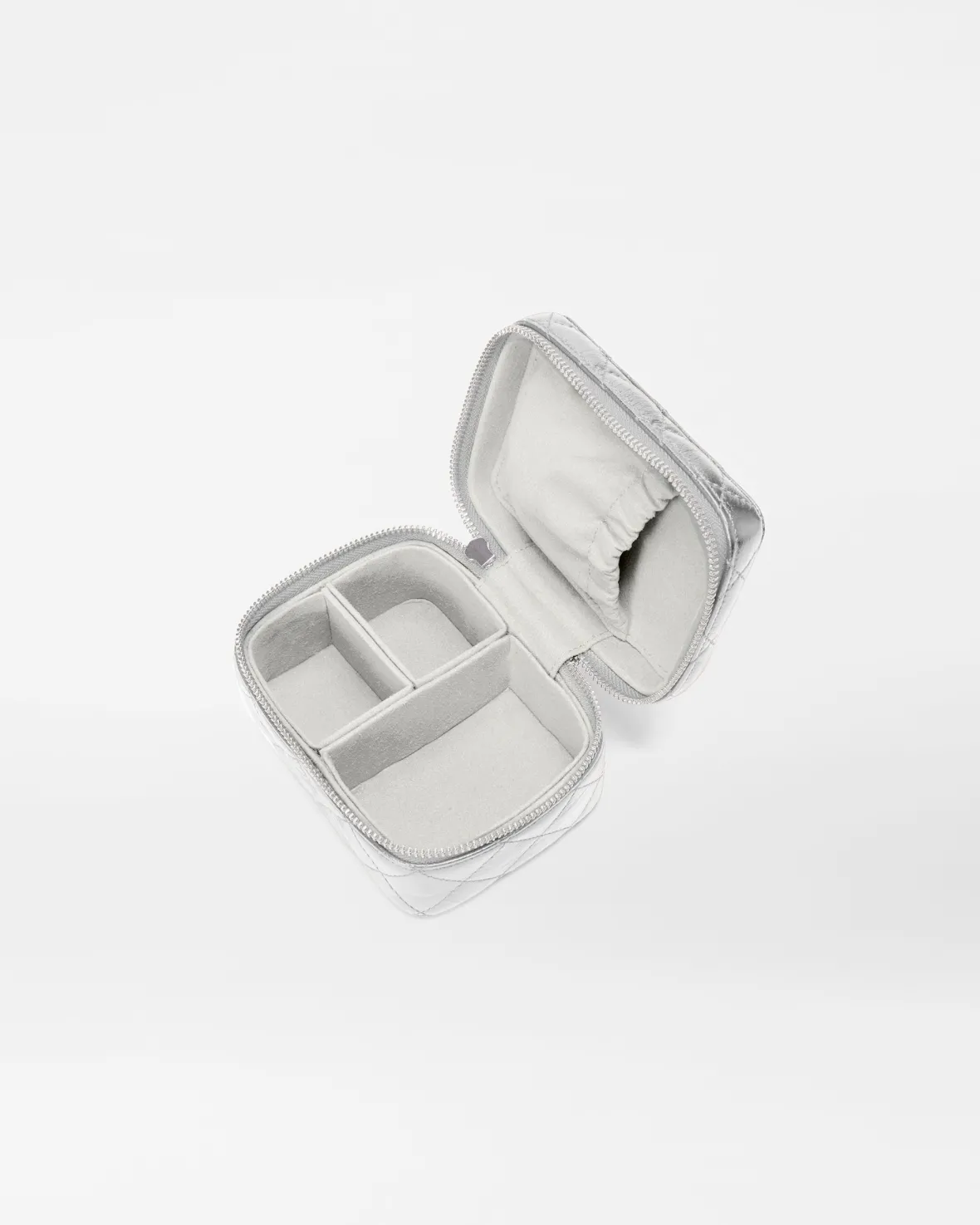 Accessories<MZ Wallace Jewelry Box SilverMetallicLeather