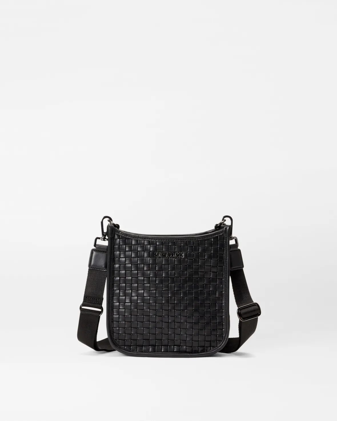 Crossbody|MZW Exclusives<MZ Wallace Small Woven Box Crossbody WovenBlackLeather