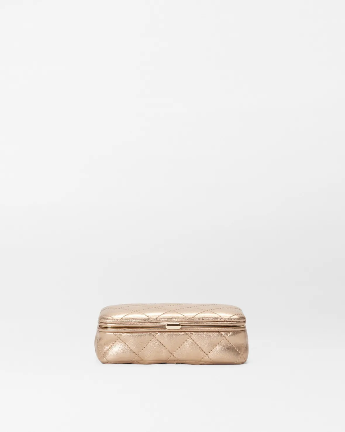 Accessories|MZW Exclusives<MZ Wallace Retro Frame Case HoneyMetallicLeather