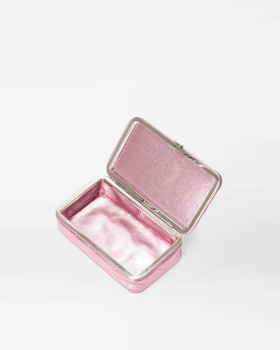 Accessories|MZW Exclusives<MZ Wallace Retro Frame Case RoseMetallicLeather