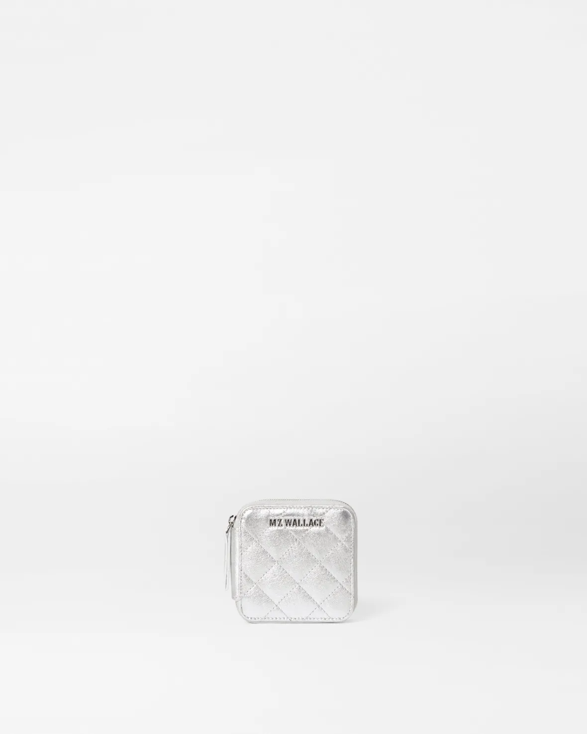 Accessories<MZ Wallace Travel Sewing Kit SilverMetallicLeather