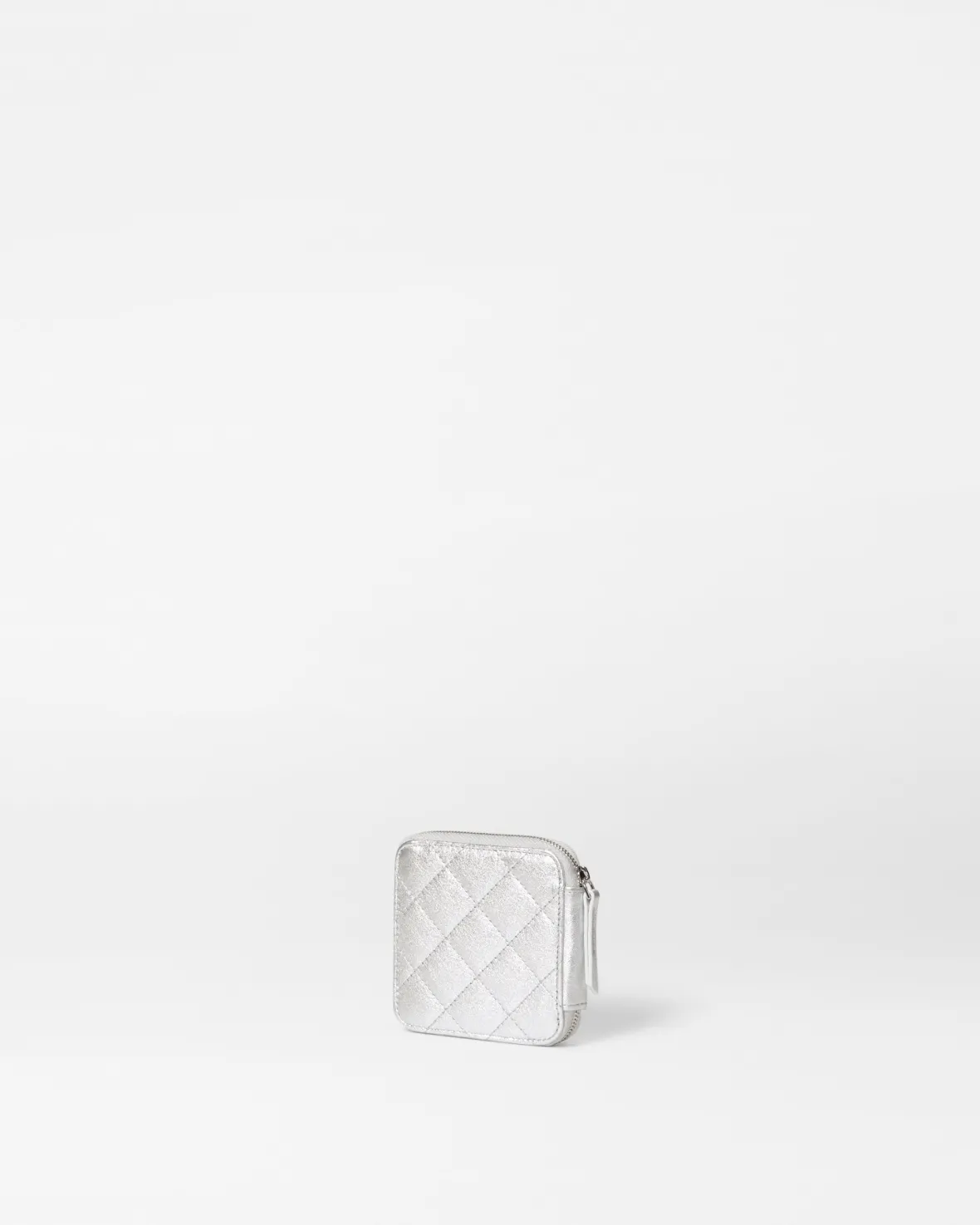 Accessories<MZ Wallace Travel Sewing Kit SilverMetallicLeather