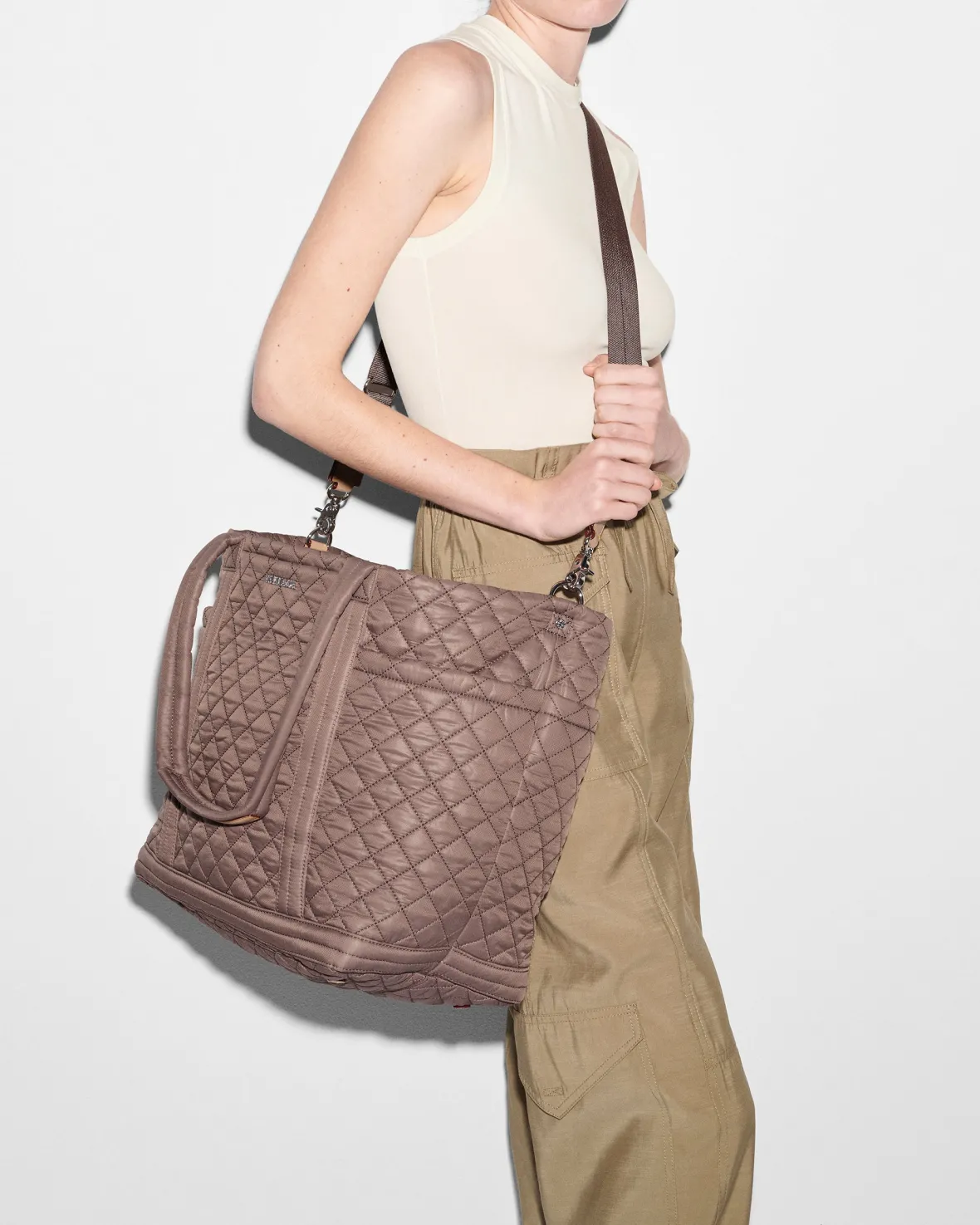 Metro|Travel<MZ Wallace Large Empire Tote Mauve