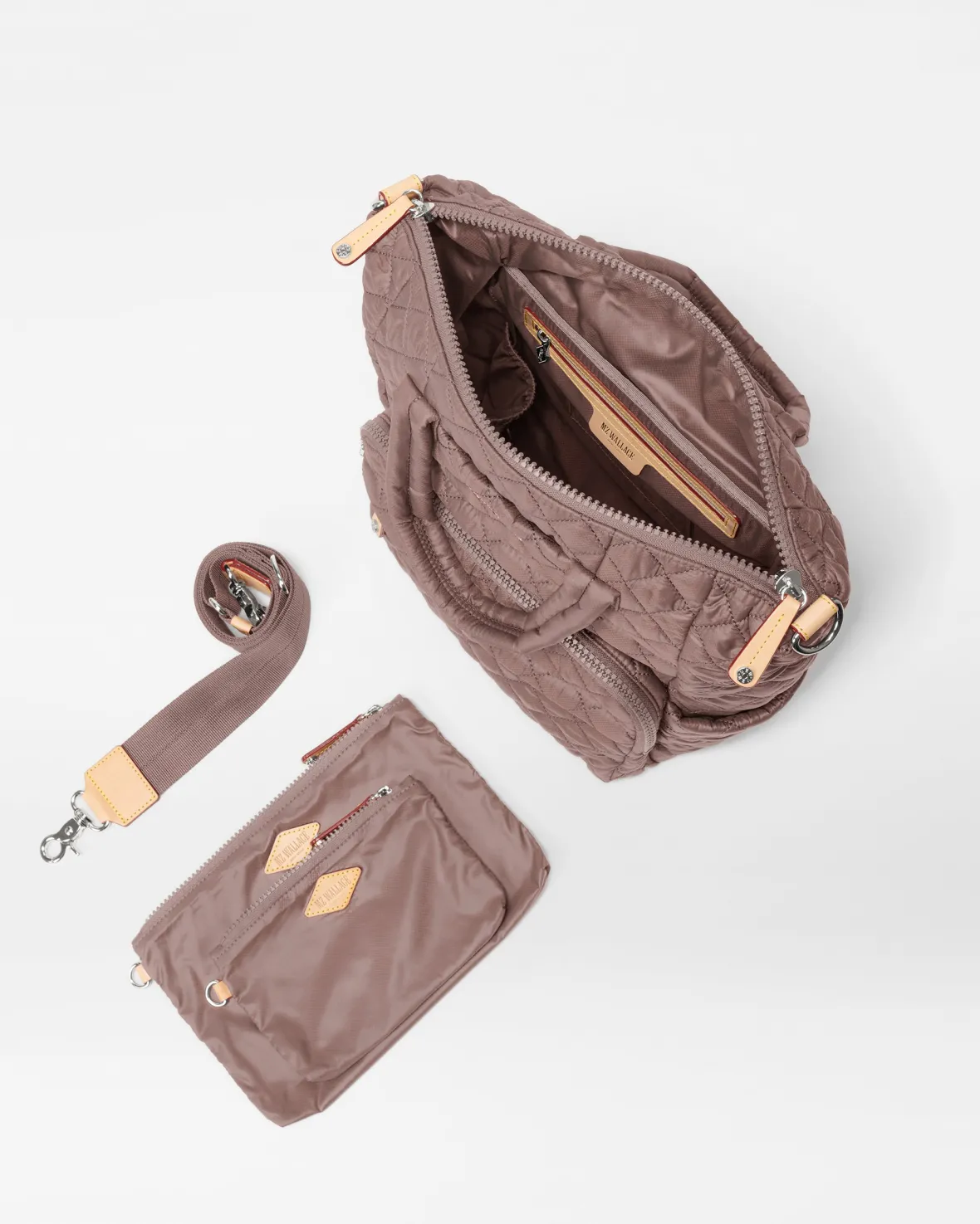 Metro|Backpacks<MZ Wallace Small Utility Backpack Mauve