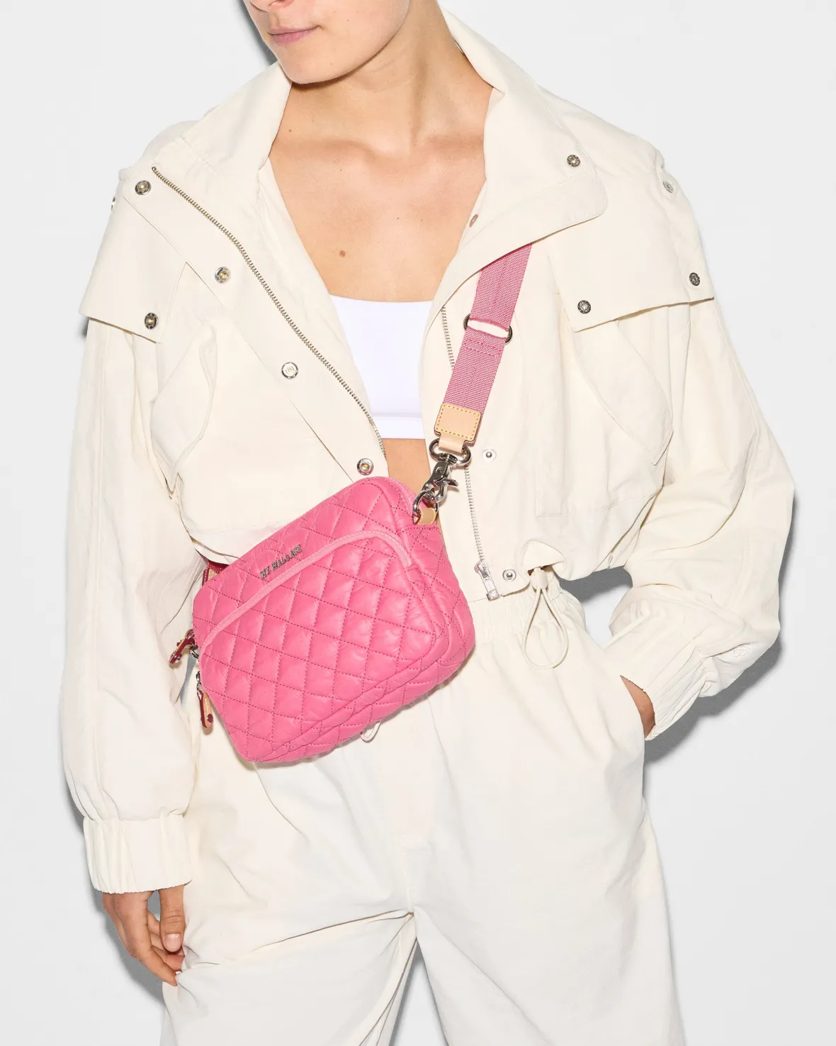 Metro|Crossbody<MZ Wallace Small Metro Camera Bag Flamingo