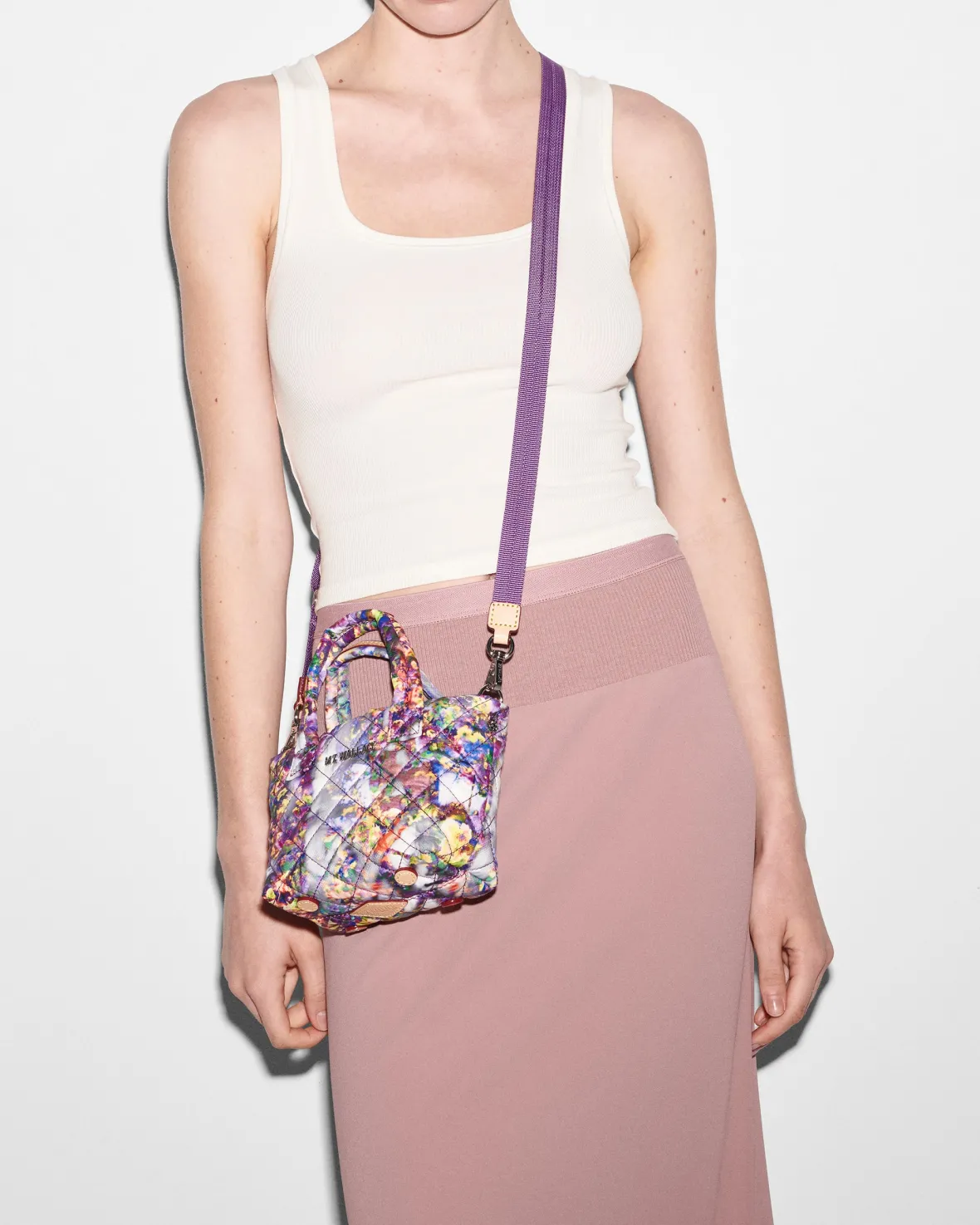 Metro|Crossbody<MZ Wallace Petite Metro Tote Deluxe CherryBlossom