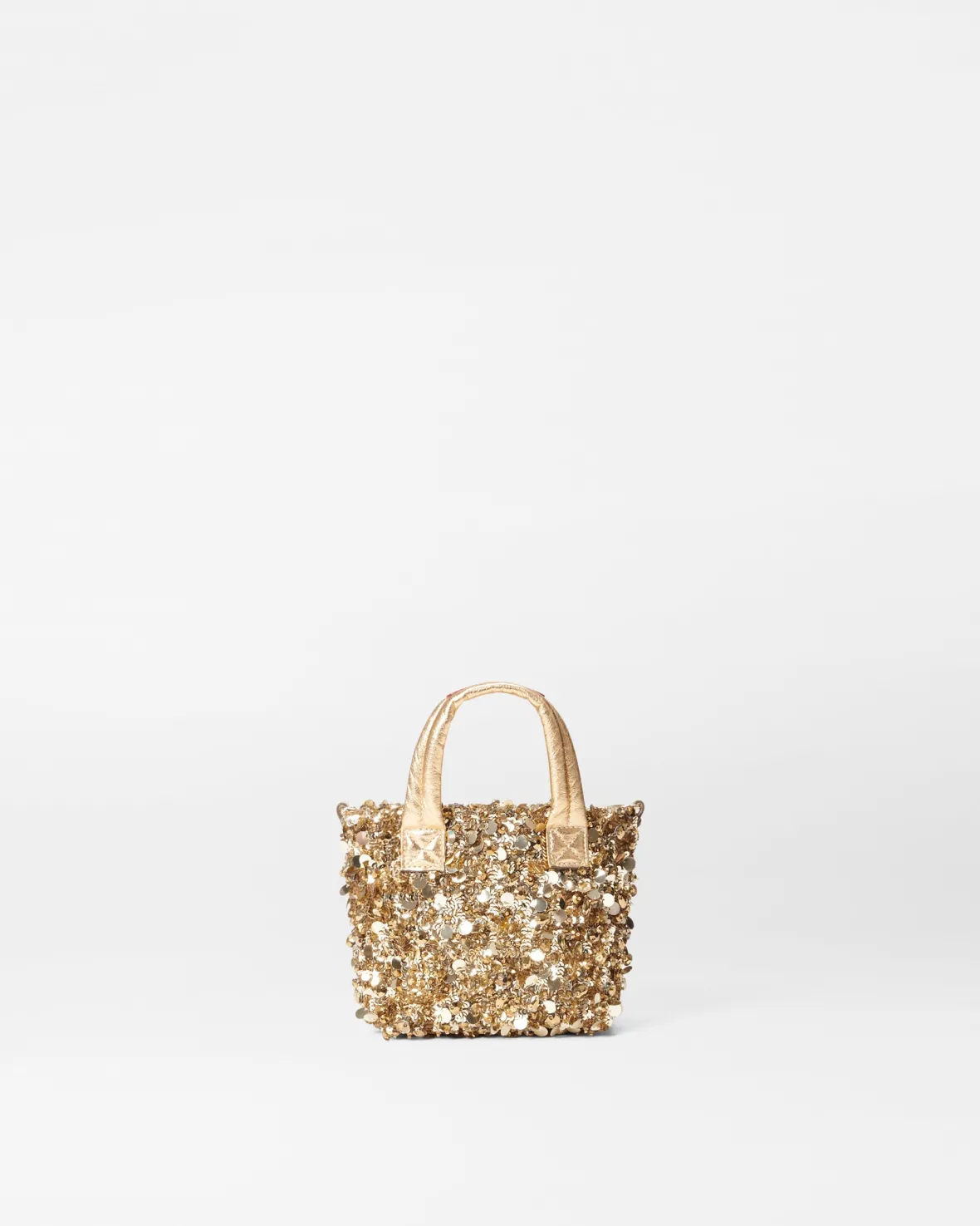 Totes|Metro<MZ Wallace Petite Metro Tote Deluxe GoldMultiSequin
