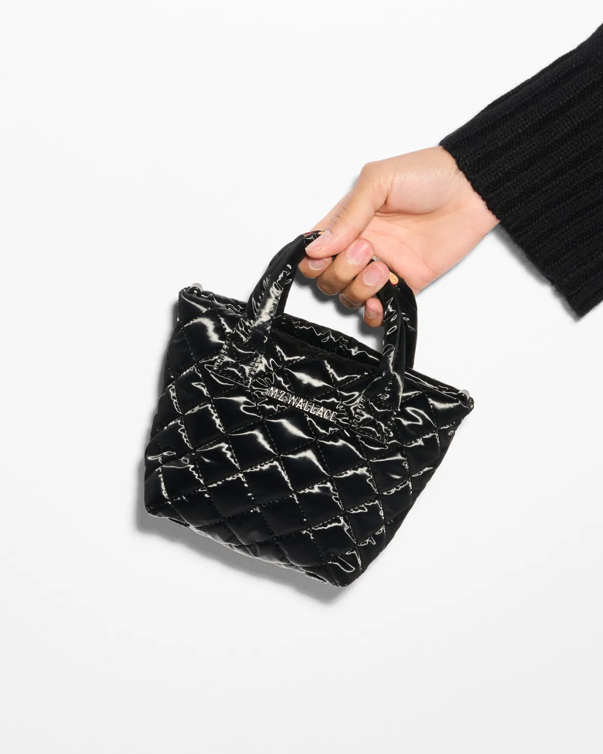 Metro|Totes<MZ Wallace Petite Metro Tote Deluxe BlackLiquid