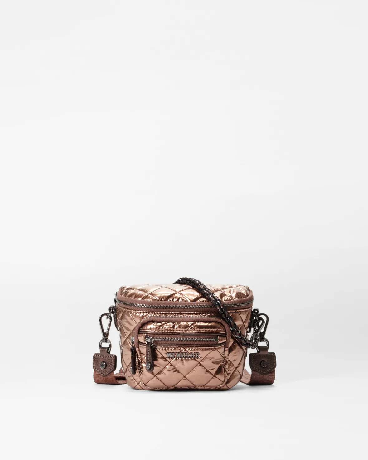 Crosby|Belt Bags & Slings<MZ Wallace Micro Crosby Sling CopperMetallicLacquer