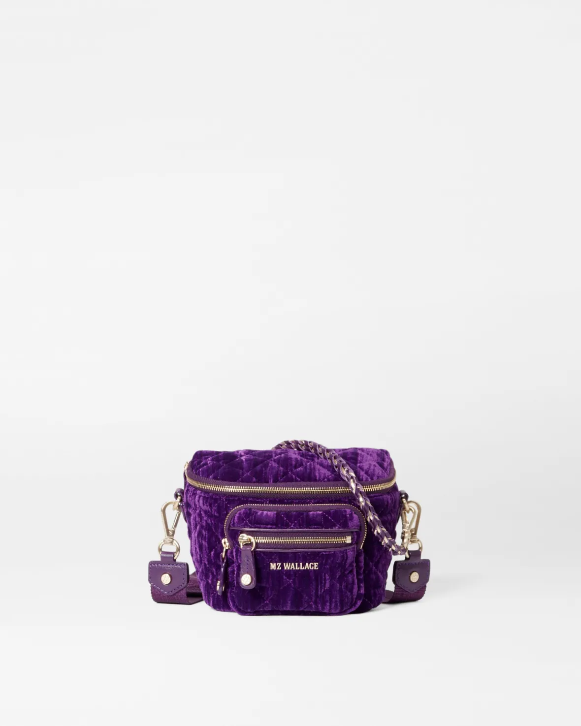 Crosby|Belt Bags & Slings<MZ Wallace Micro Crosby Sling VelvetAmethyst