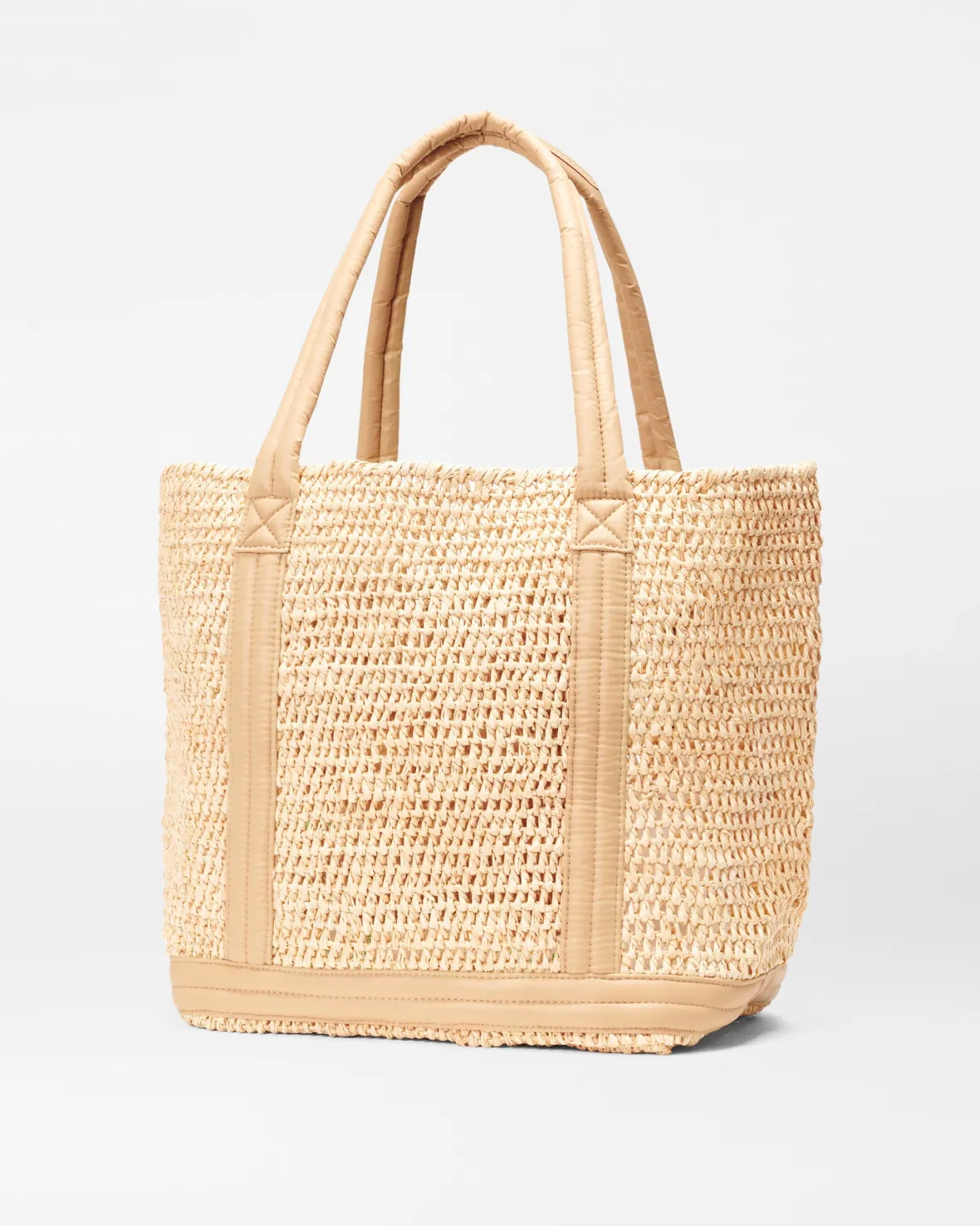 Raffia|Travel<MZ Wallace Medium Raffia Tote Raffia/Camel