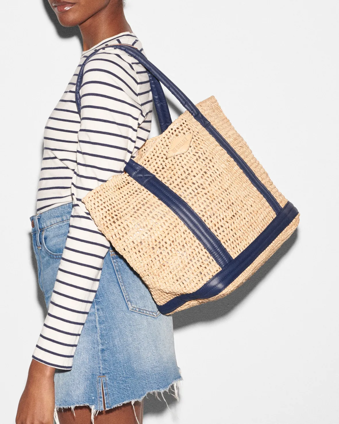 Raffia|Totes<MZ Wallace Medium Raffia Tote