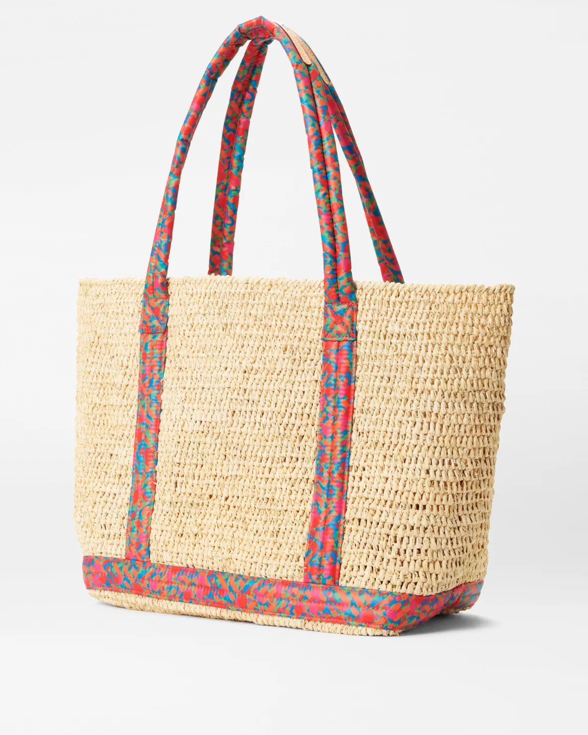 Raffia|Totes<MZ Wallace Medium Raffia Tote Raffia/PoppyPrint