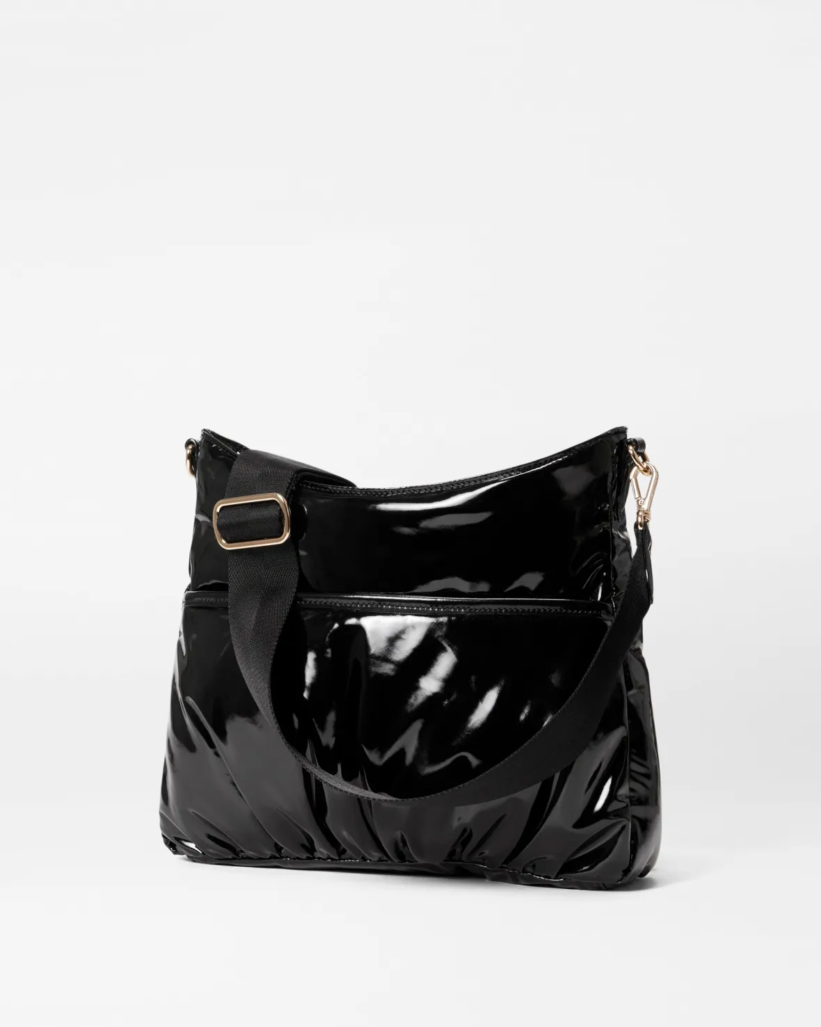 Chelsea|Crossbody<MZ Wallace Chelsea Hobo BlackLacquer