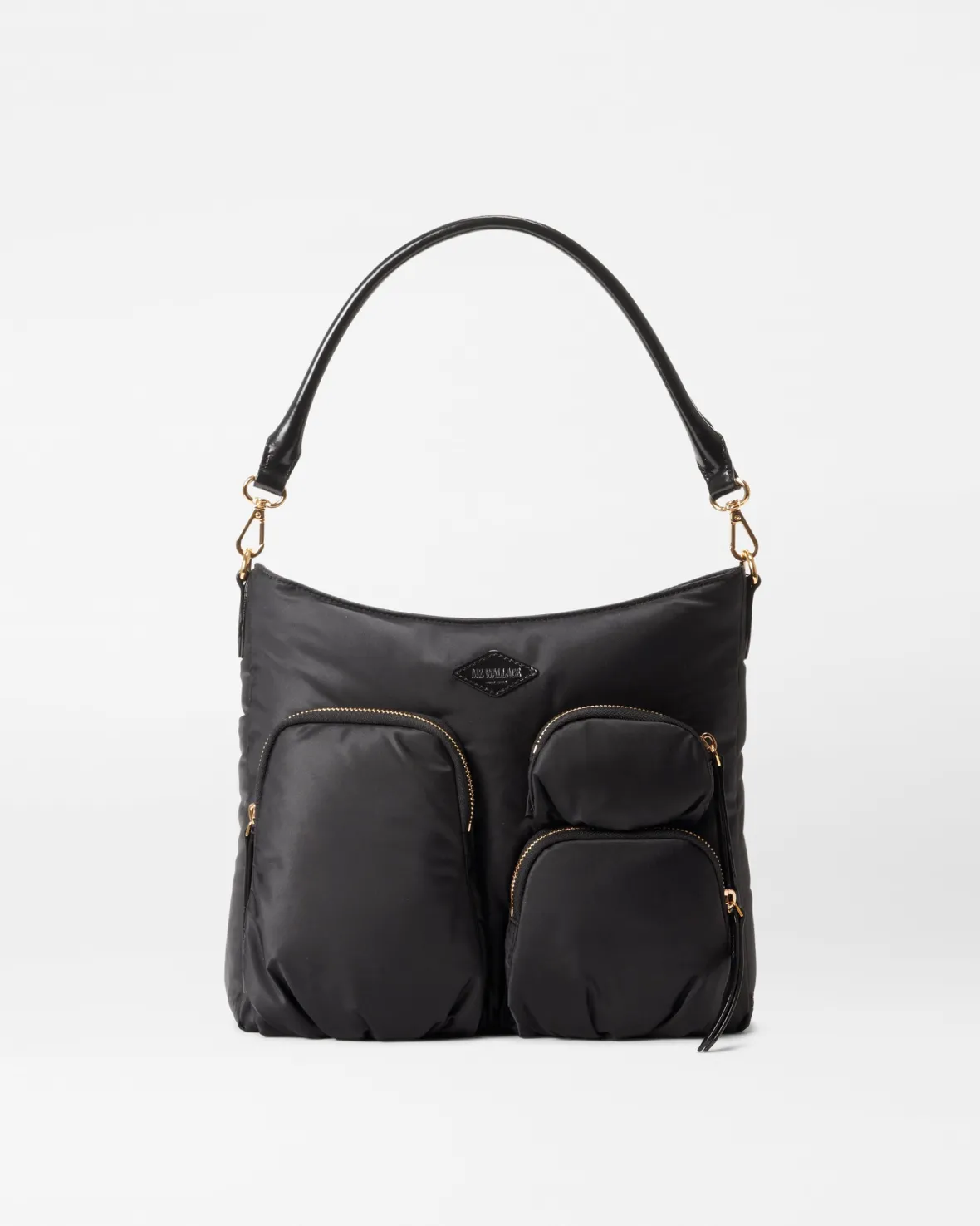 Chelsea|Shoulders<MZ Wallace Chelsea Hobo Black