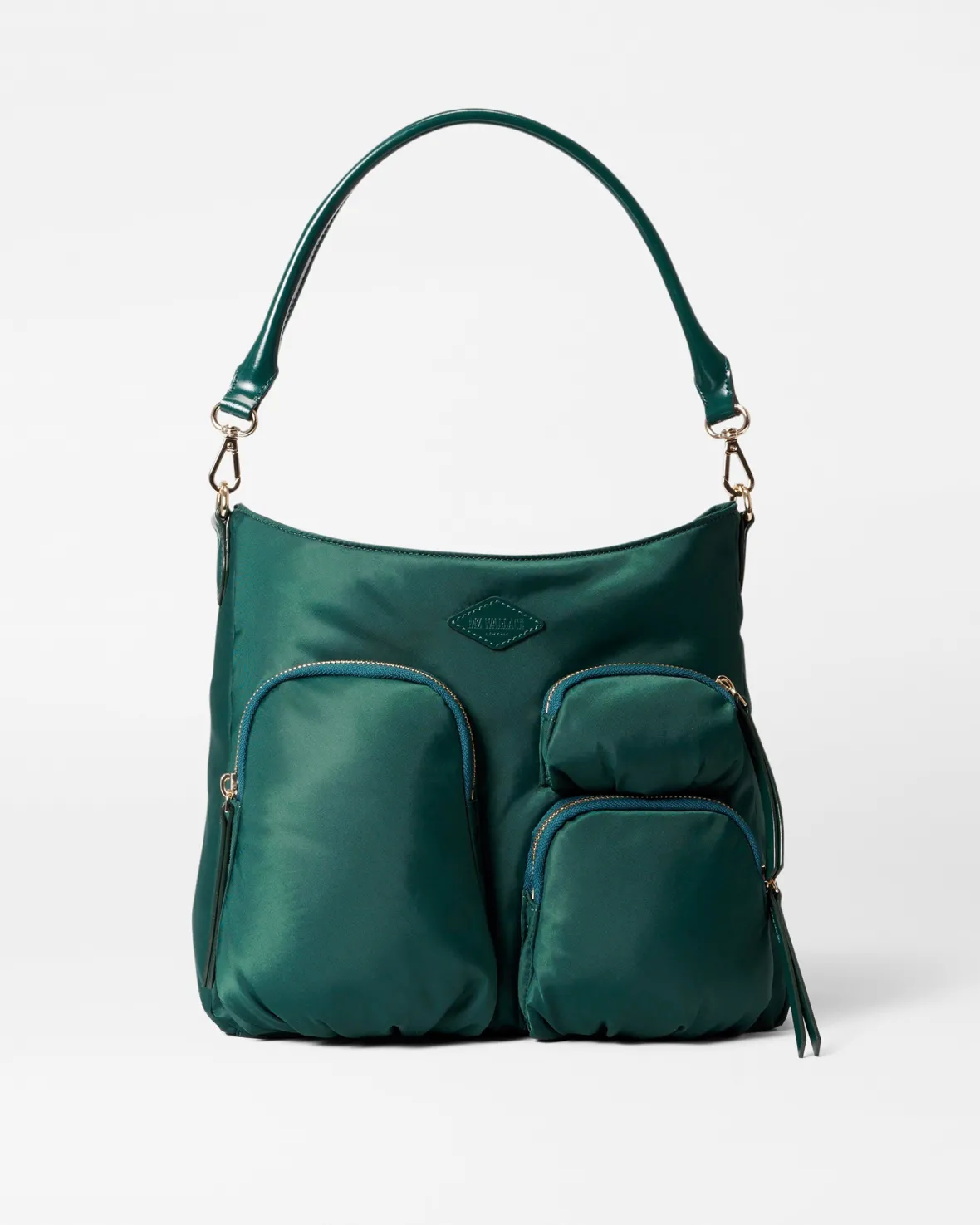 Chelsea|Shoulders<MZ Wallace Chelsea Hobo Emerald