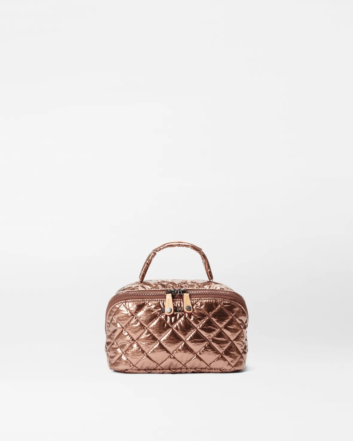 Metro|Accessories<MZ Wallace Metro Accordion Cosmetic CopperMetallicLacquer