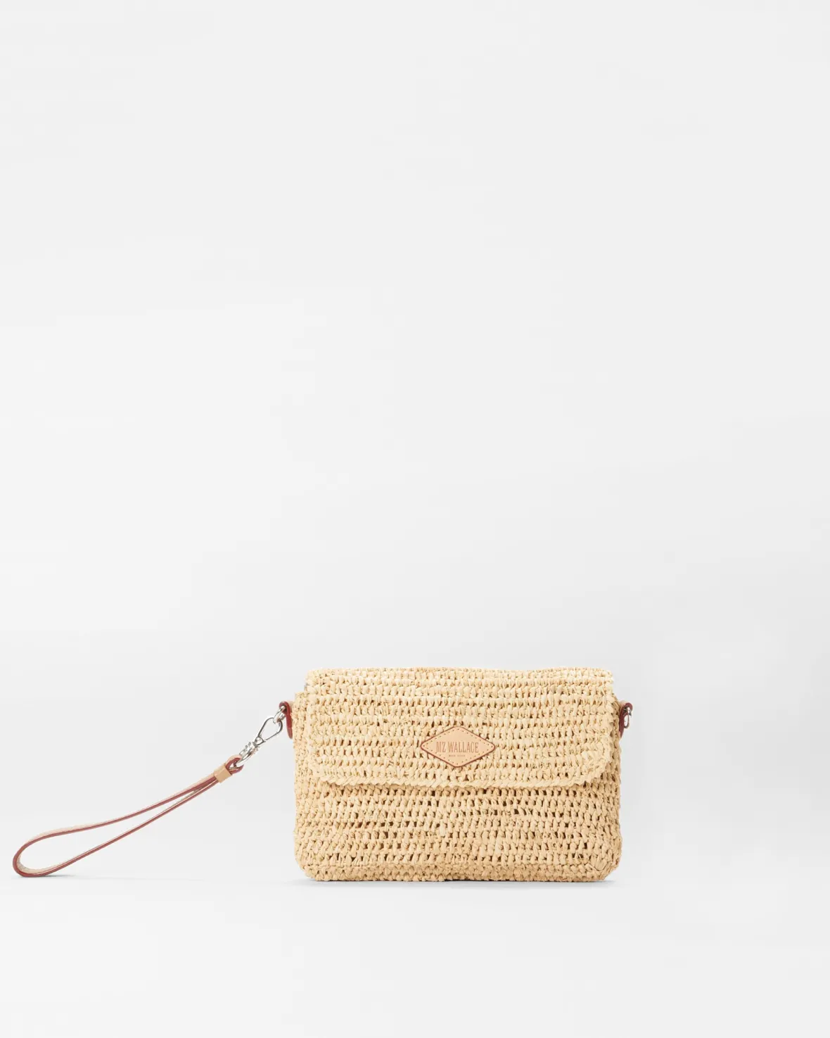 Accessories|Raffia<MZ Wallace Raffia Convertible Crossbody Camel