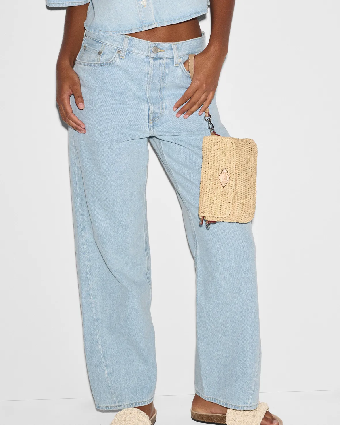 Accessories|Raffia<MZ Wallace Raffia Convertible Crossbody Camel