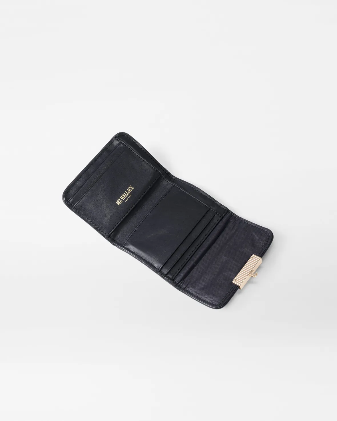 Crosby|Accessories<MZ Wallace Crosby Lock Small Wallet Black