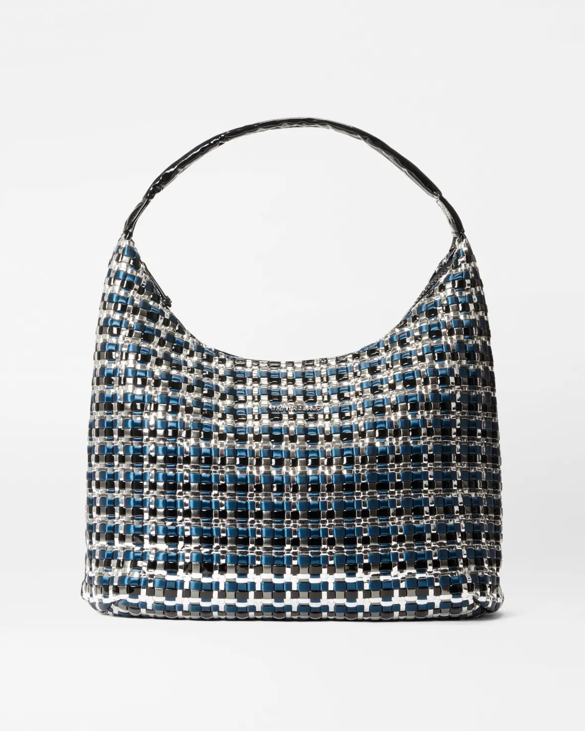 Shoulders<MZ Wallace Large Woven Shoulder MidnightWoven