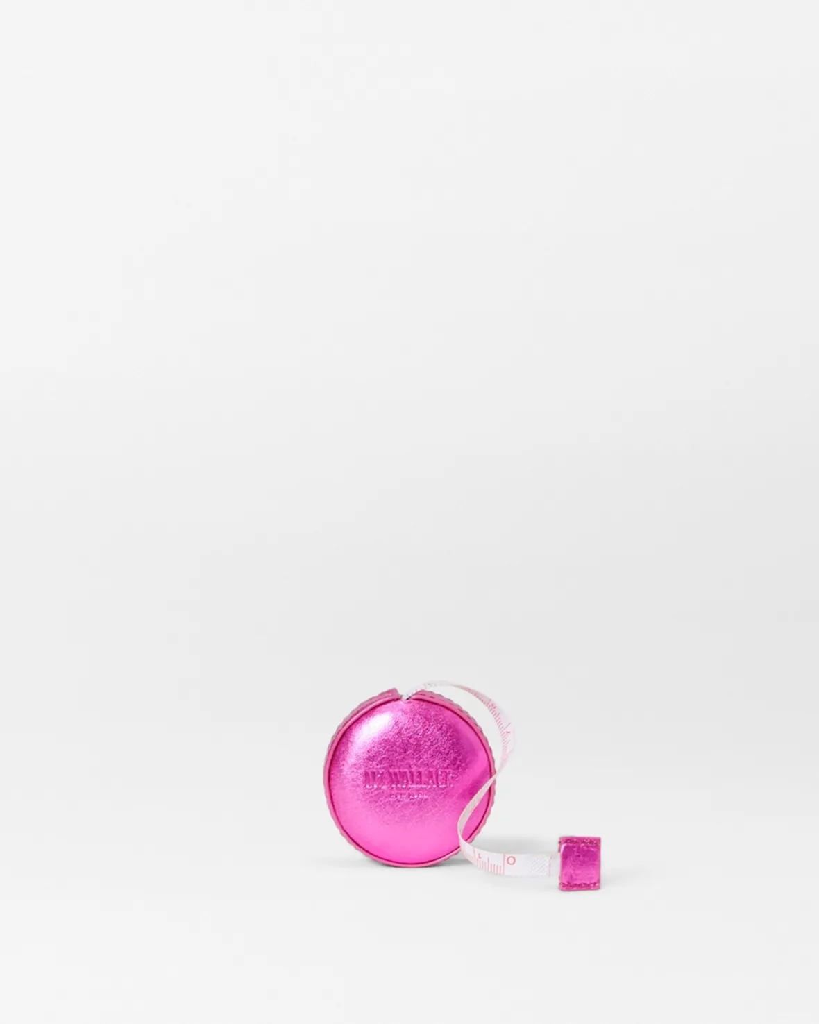 Accessories<MZ Wallace Mzw Tape Measure HotPinkMetallicLeather