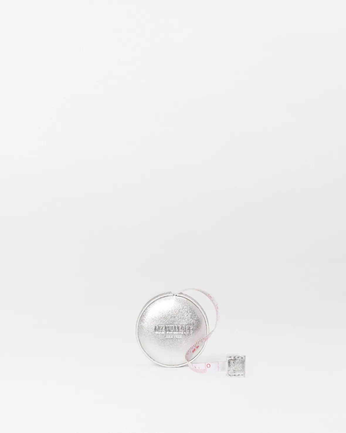 Accessories<MZ Wallace Mzw Tape Measure SilverMetallicLeather