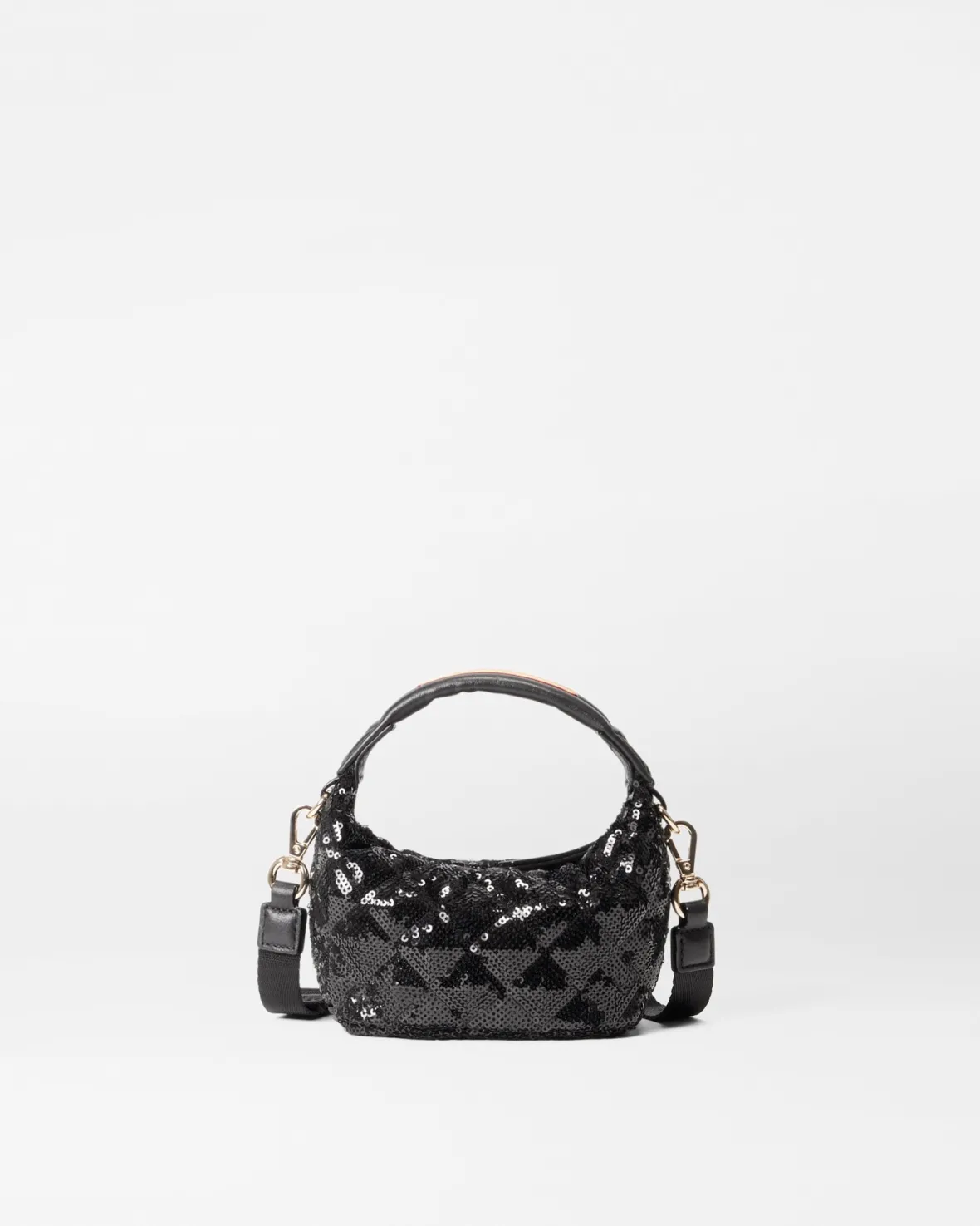 Crossbody<MZ Wallace Micro Hobo BlackSequin