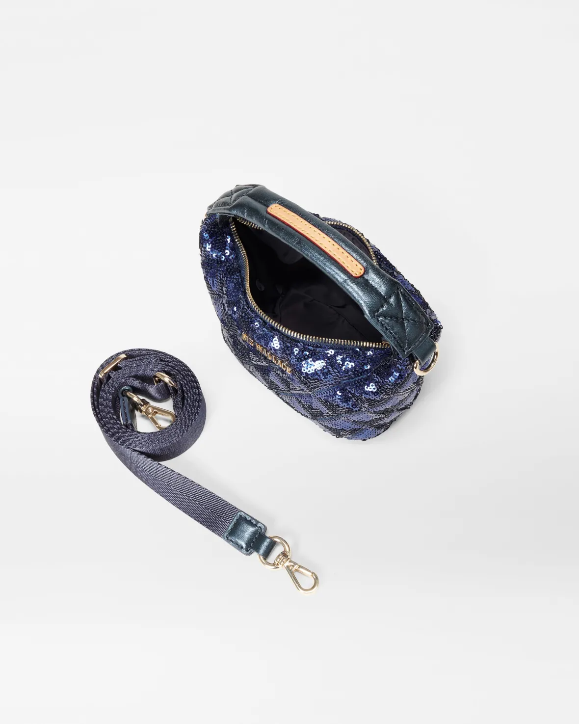 Crossbody<MZ Wallace Micro Hobo SapphireSequin