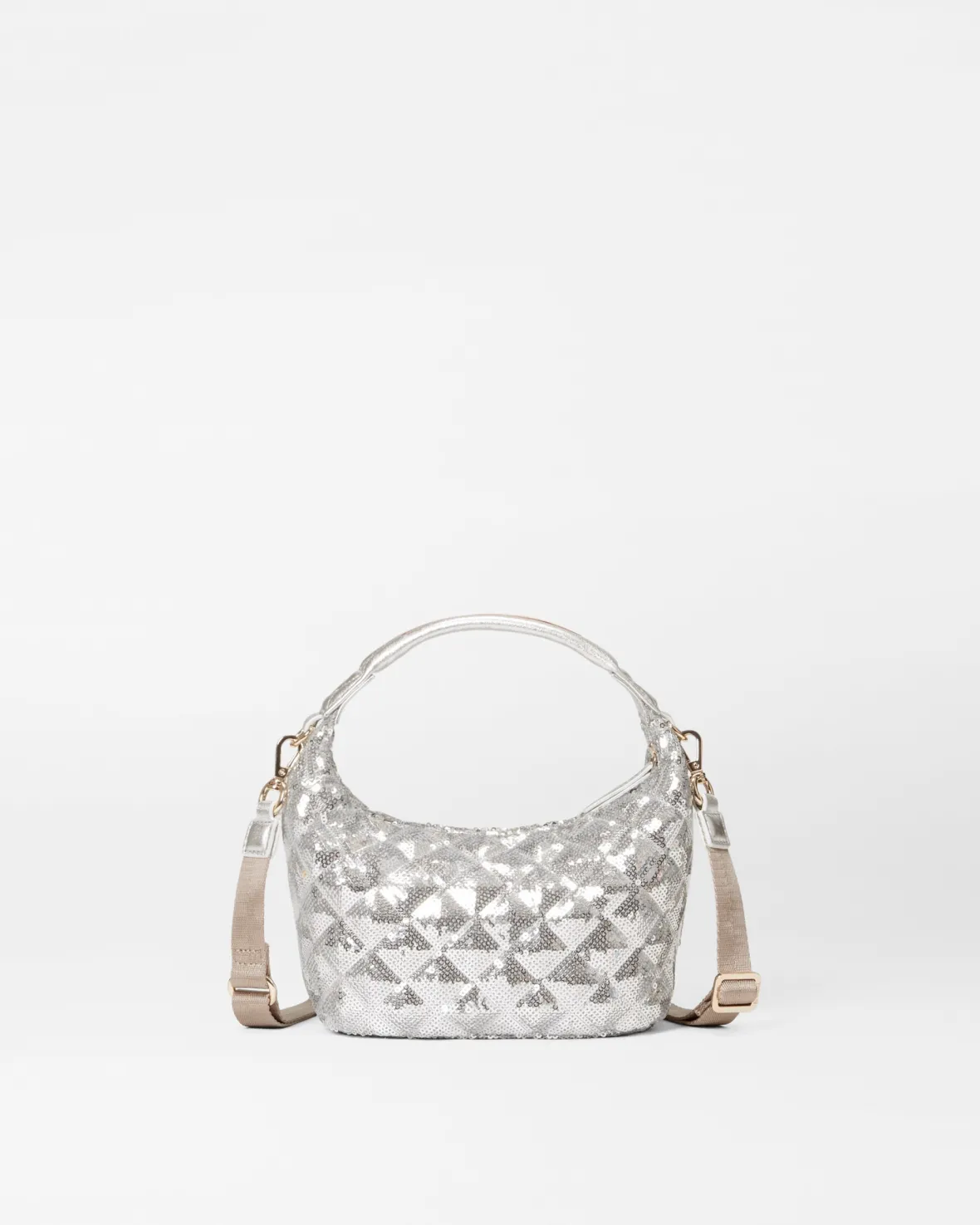 Crossbody<MZ Wallace Mini Hobo IceMultiSequin