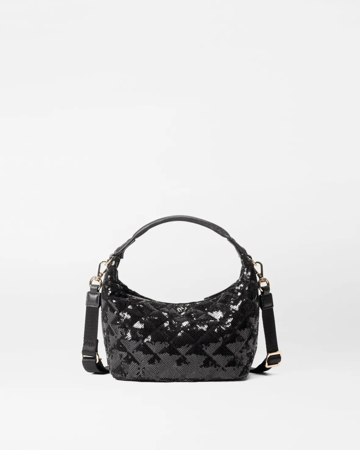 Crossbody<MZ Wallace Mini Hobo BlackSequin