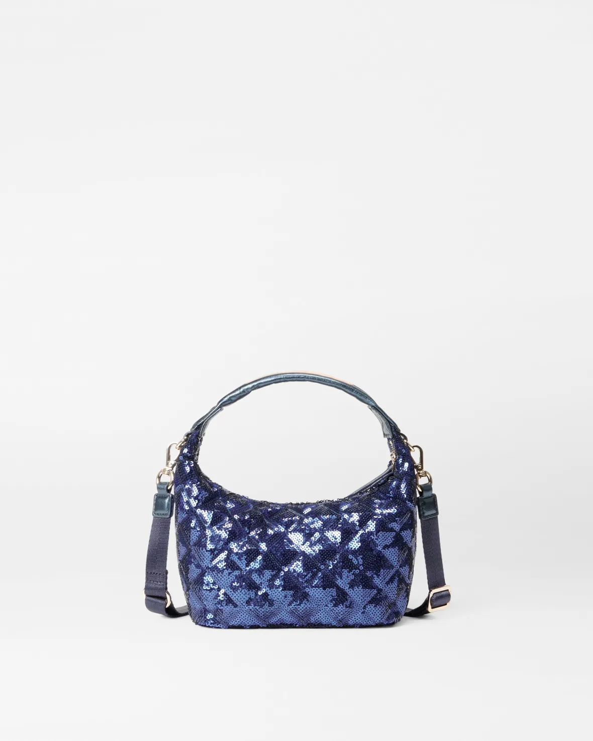 Crossbody<MZ Wallace Mini Hobo SapphireSequin
