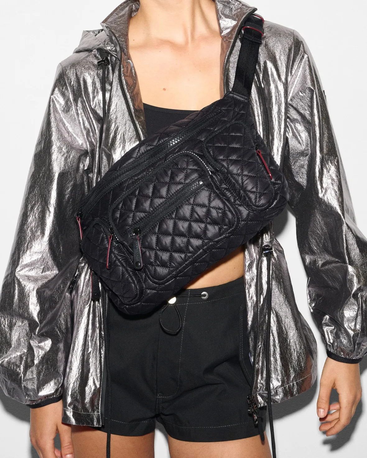 Metro|Travel<MZ Wallace XL Metro Sling Black