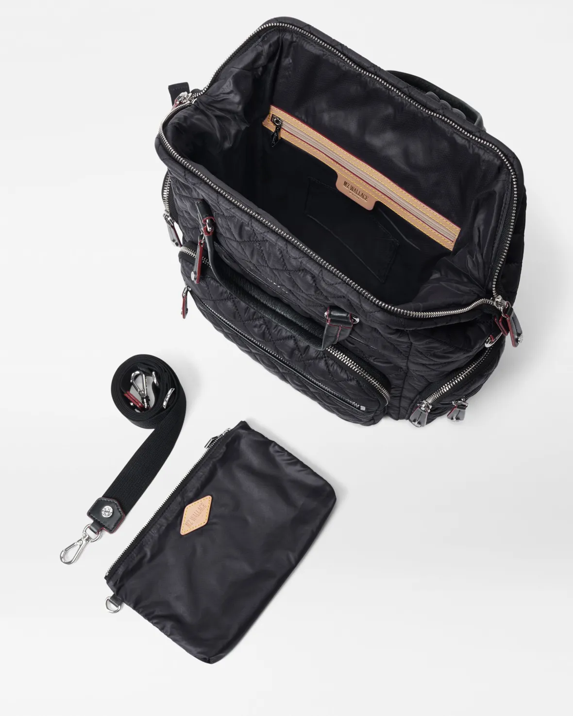 Crosby|Work<MZ Wallace Crosby Frame Backpack Black