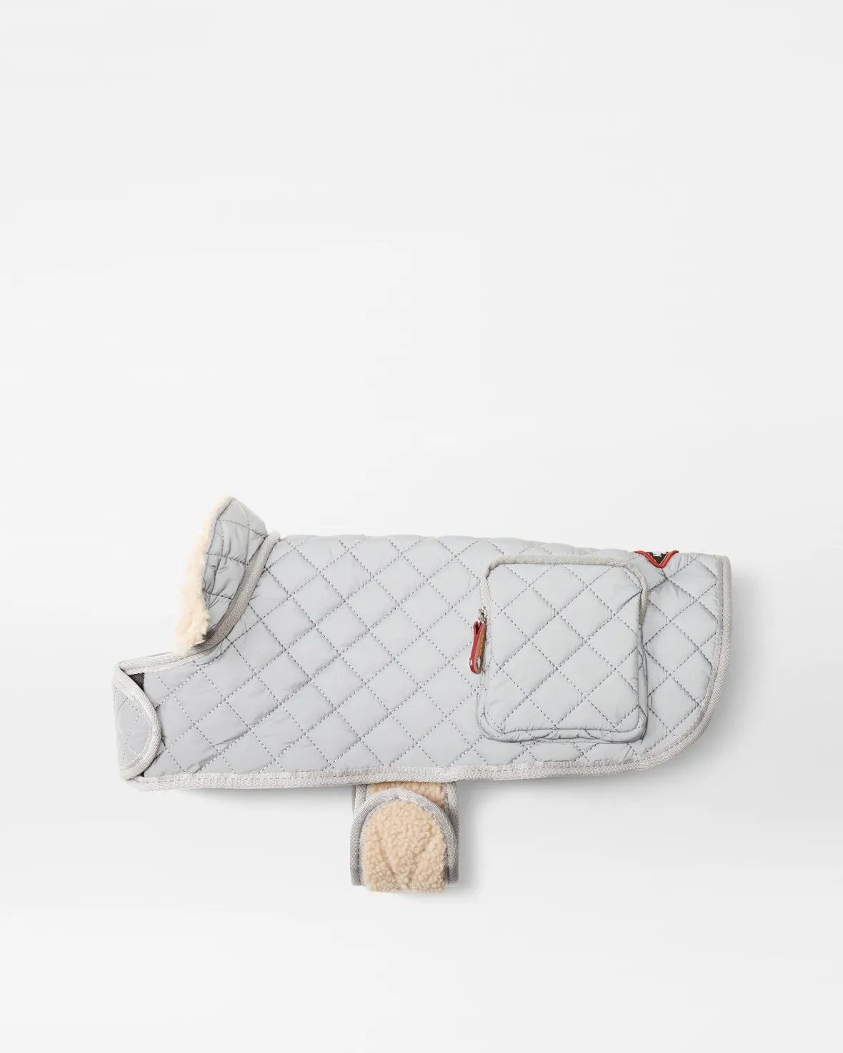 Accessories<MZ Wallace Small MZW Dog Coat SilverReflectiveW/TanSherpa