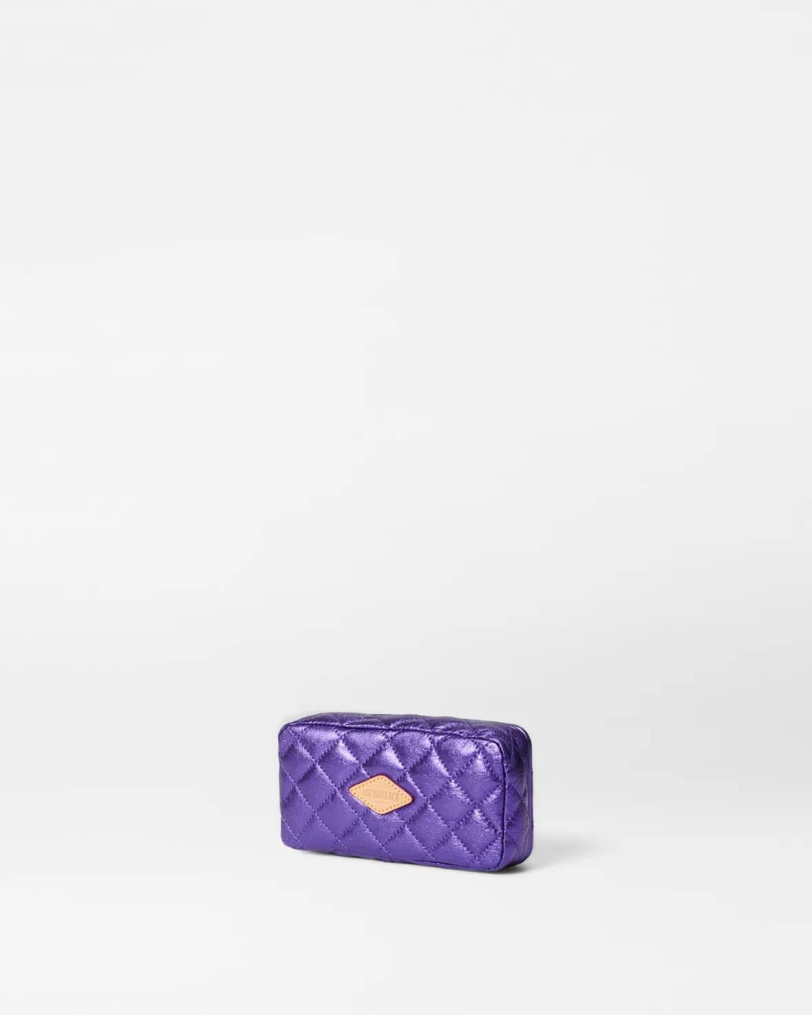 Accessories<MZ Wallace Retro Frame Case PurpleMetallicLeather