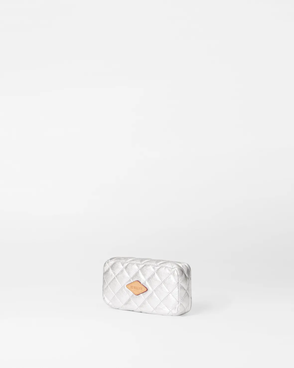 Accessories<MZ Wallace Retro Frame Case SilverMetallicLeather