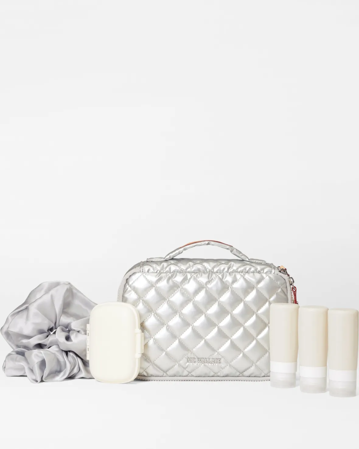 Metro|Fitness<MZ Wallace Travel Cosmetic Set MatteSilver